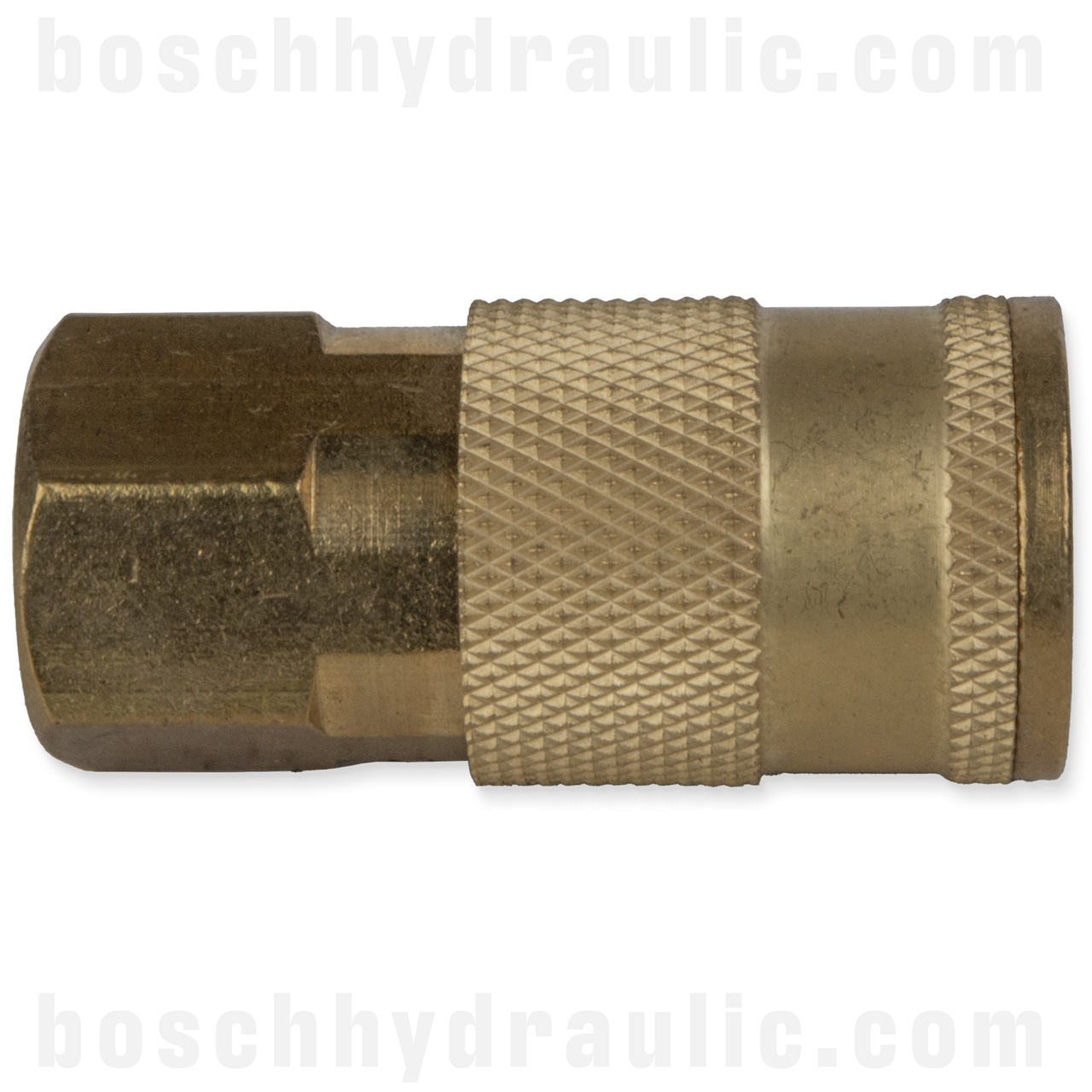 TRUFLATE 1/4 COUPLER X 3/8 NPT F BRASS