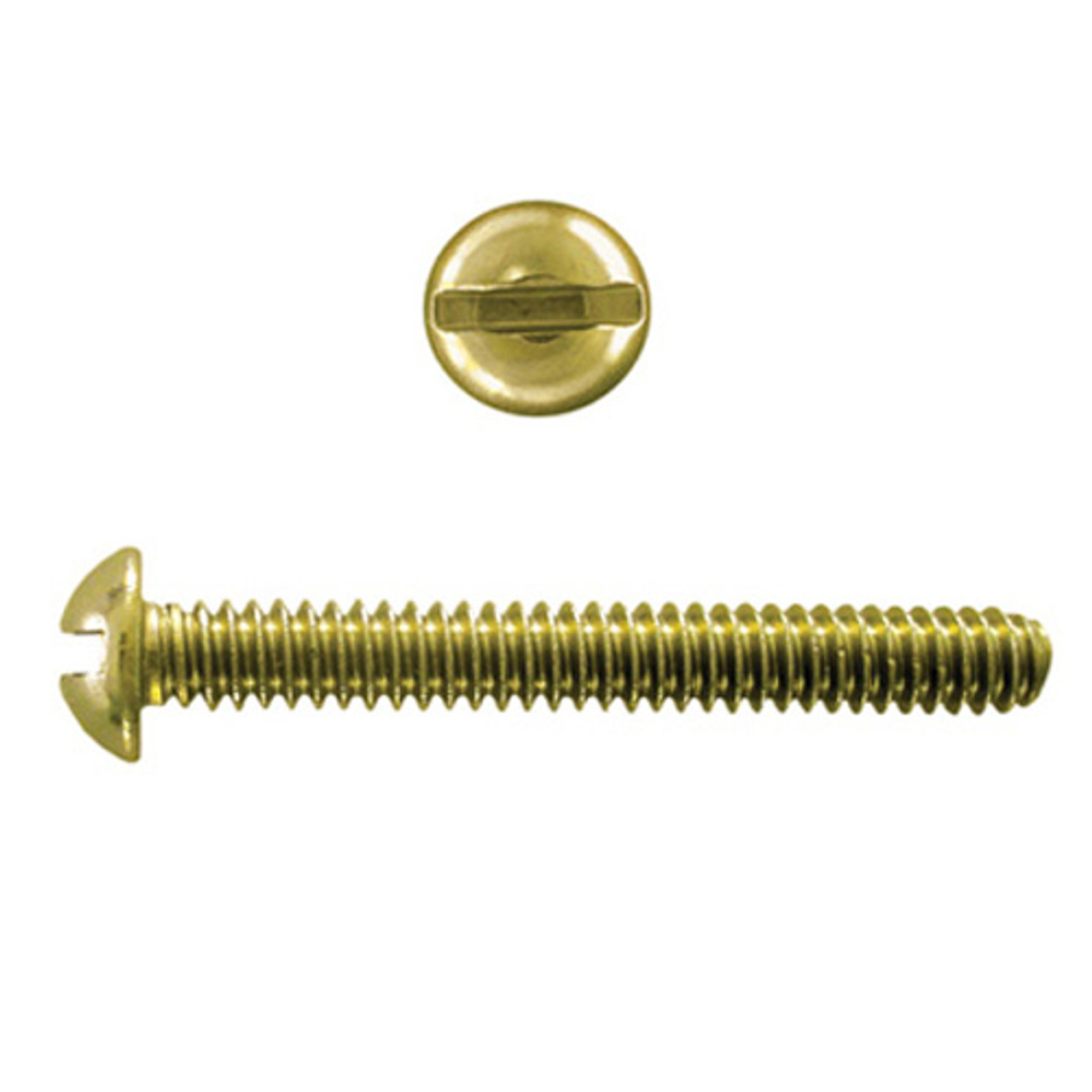 4-40X1/2 MACH SCR RNDHD SLOT BR