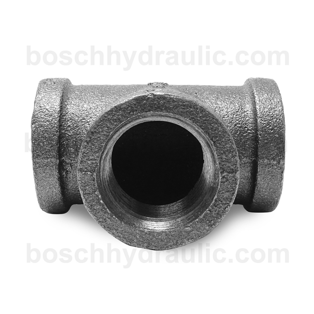Black Pipe NPT F -12 X NPT F -12, Branch Tee