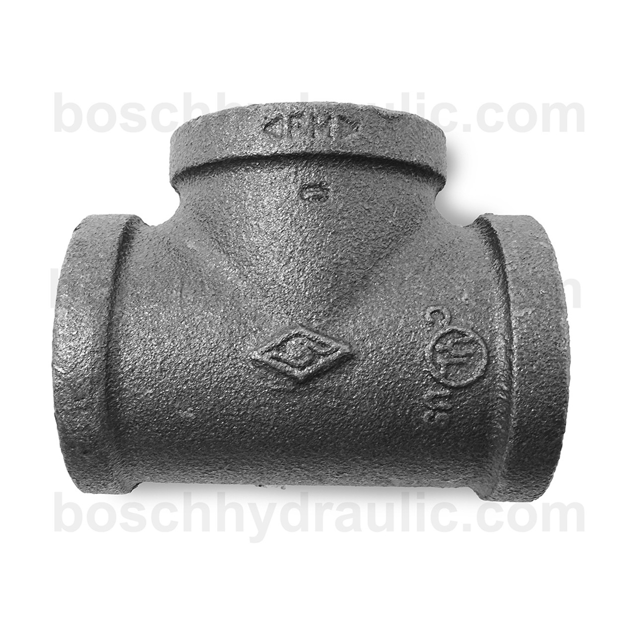 Black Pipe NPT F -20 X NPT F -20, Branch Tee