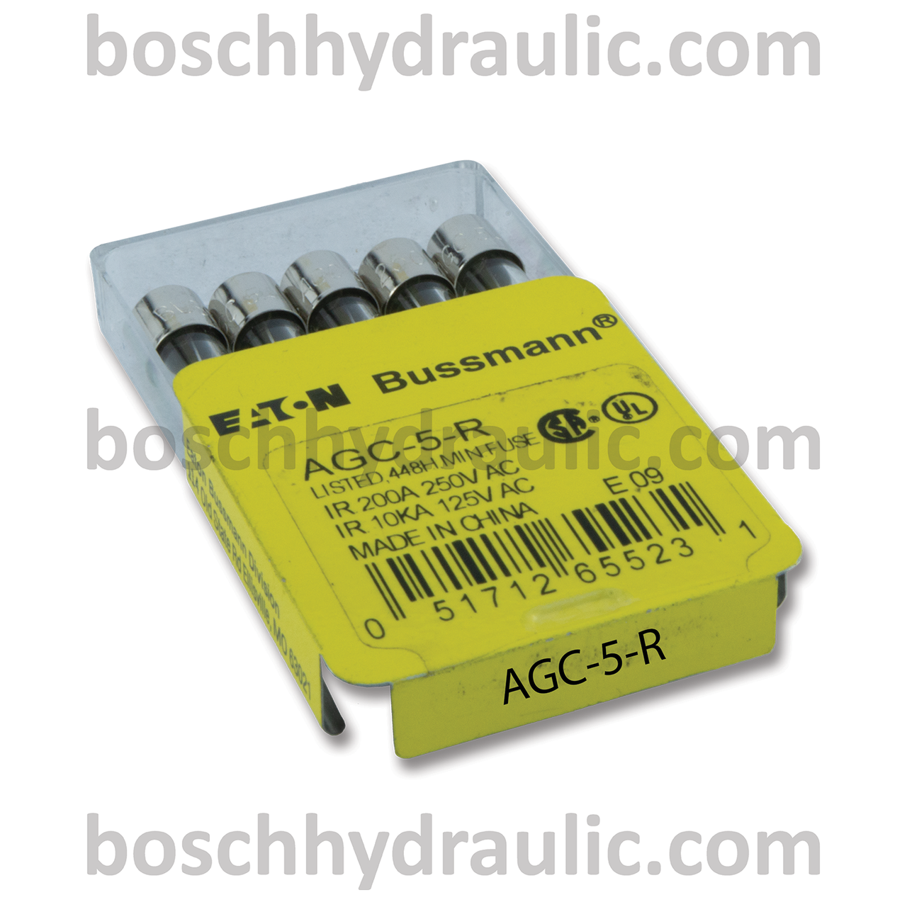 AGC Glass Fuse, 5 Amp, Pack of 5