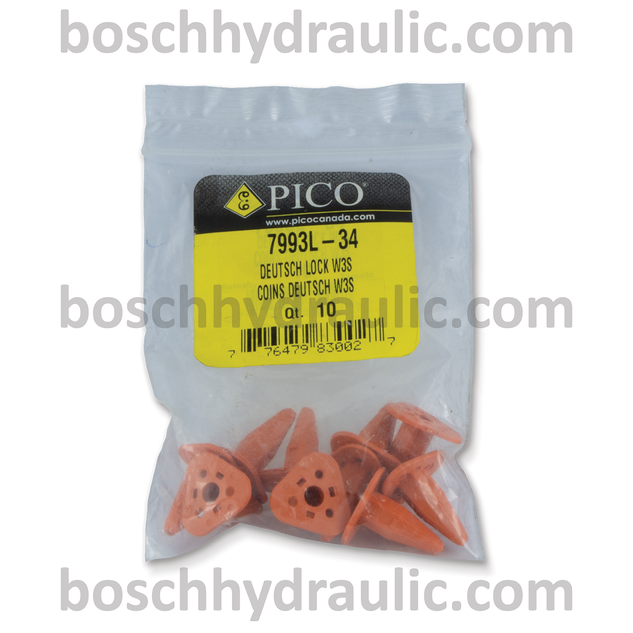 3-WAY DEUTSCH DT SERIES WEDGELOCK - PLUG - PACK OF 10