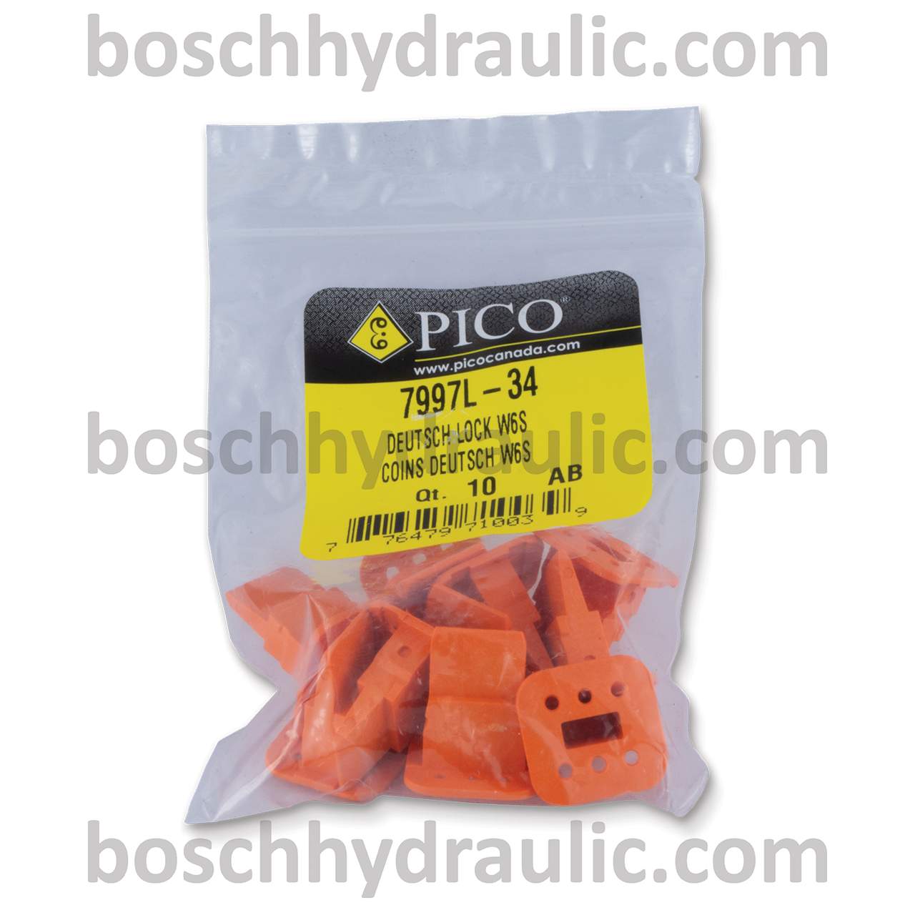 6-WAY DEUTSCH DT SERIES WEDGELOCK - PLUG - PACK OF 10