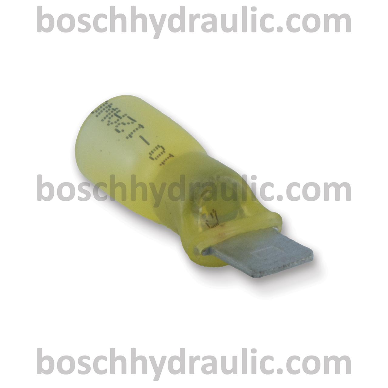 12-10 AWG HEAT SHRINK MALE QUICK CONNECTORS – YELLOW - PACK OF 25