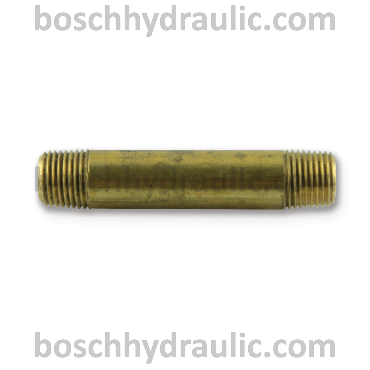 Brass NPT -02 X NPT -02 Long Nipple; 2 in
