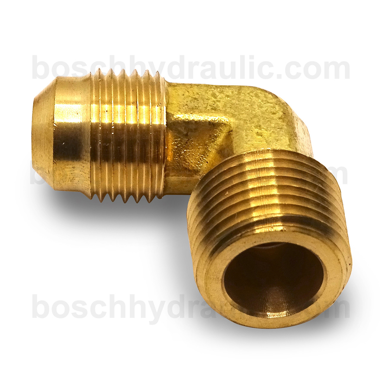 BRASS NPT M -06 X SAE 45 M -04; 90° ELBOW