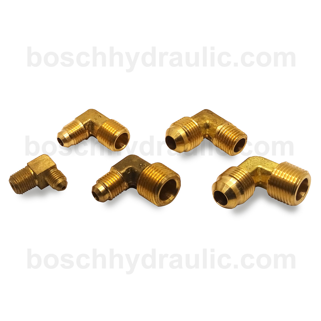 BRASS NPT M -06 X SAE 45 M -04; 90° ELBOW