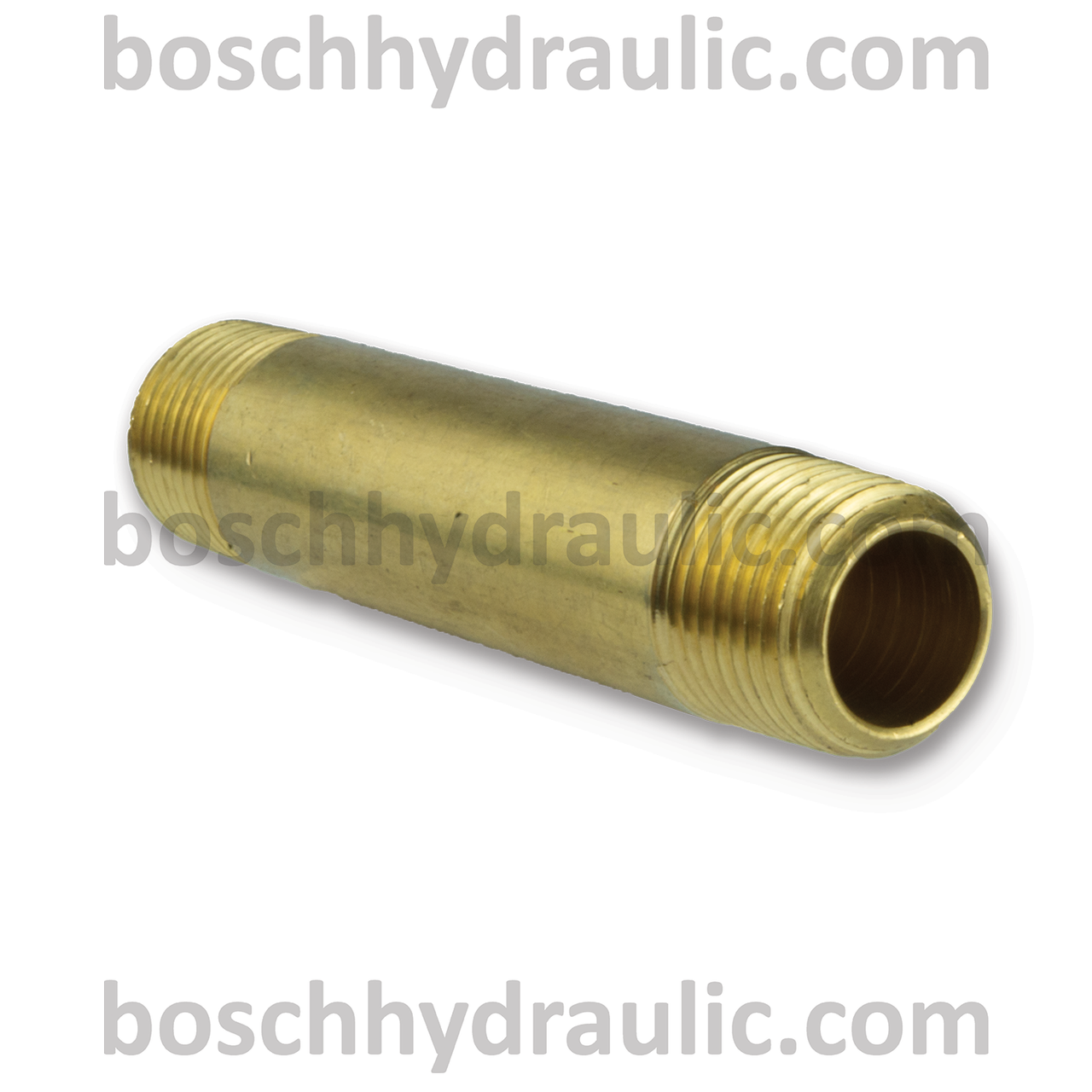 BRASS NPT -24 X NPT -24 LONG NIPPLE 6"