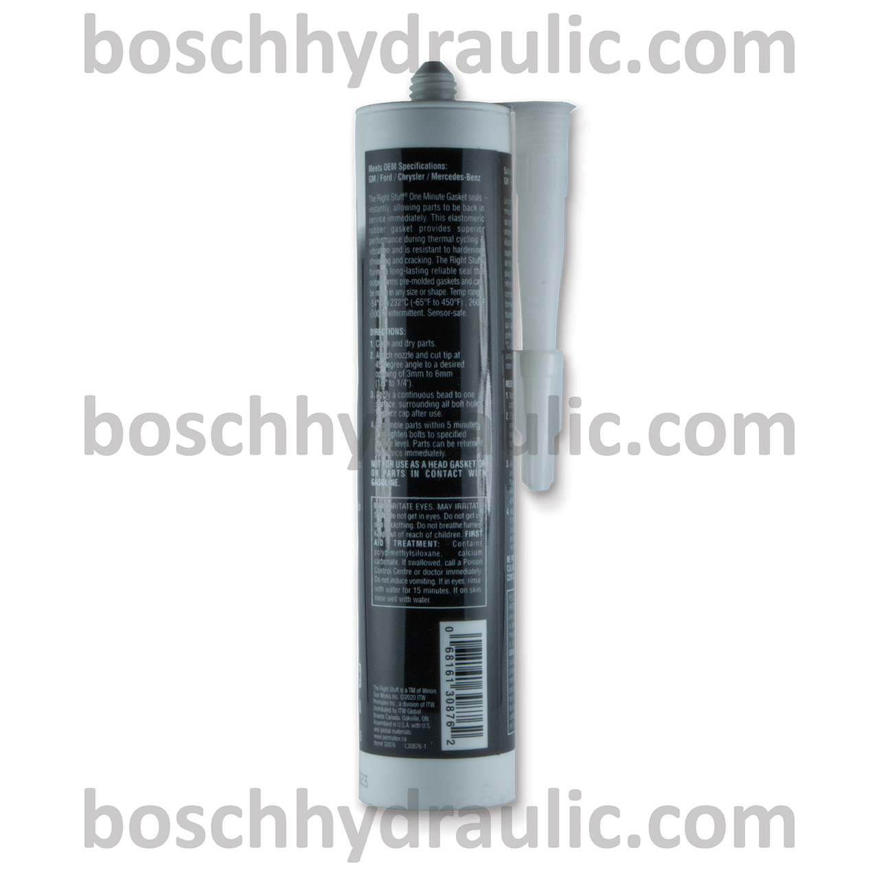 PERMATEX THE RIGHT STUFF ONE MINUTE BLACK GASKET MAKER - 300 ML
