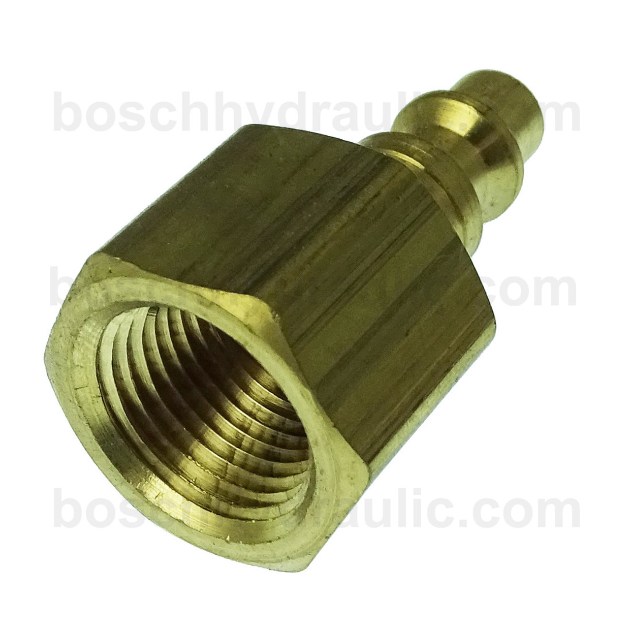 Industrial 1/4 Nipple X 3/8 NPT F Brass