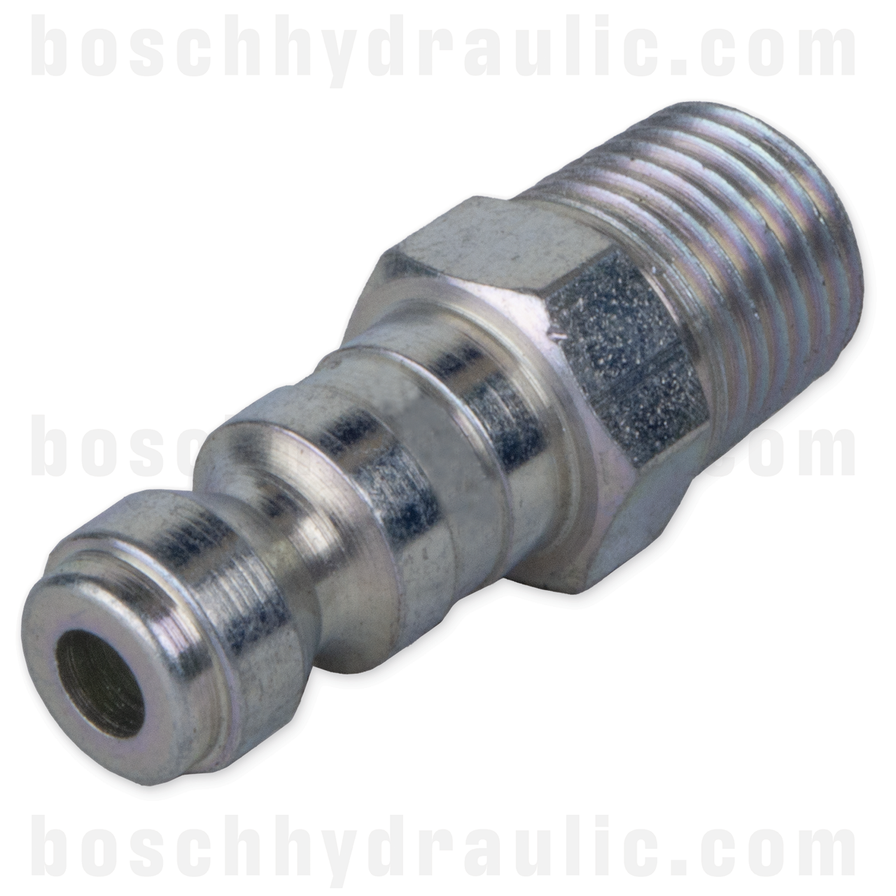 TRUFLATE 1/2 NIPPLE X -08 NPT MALE STEEL