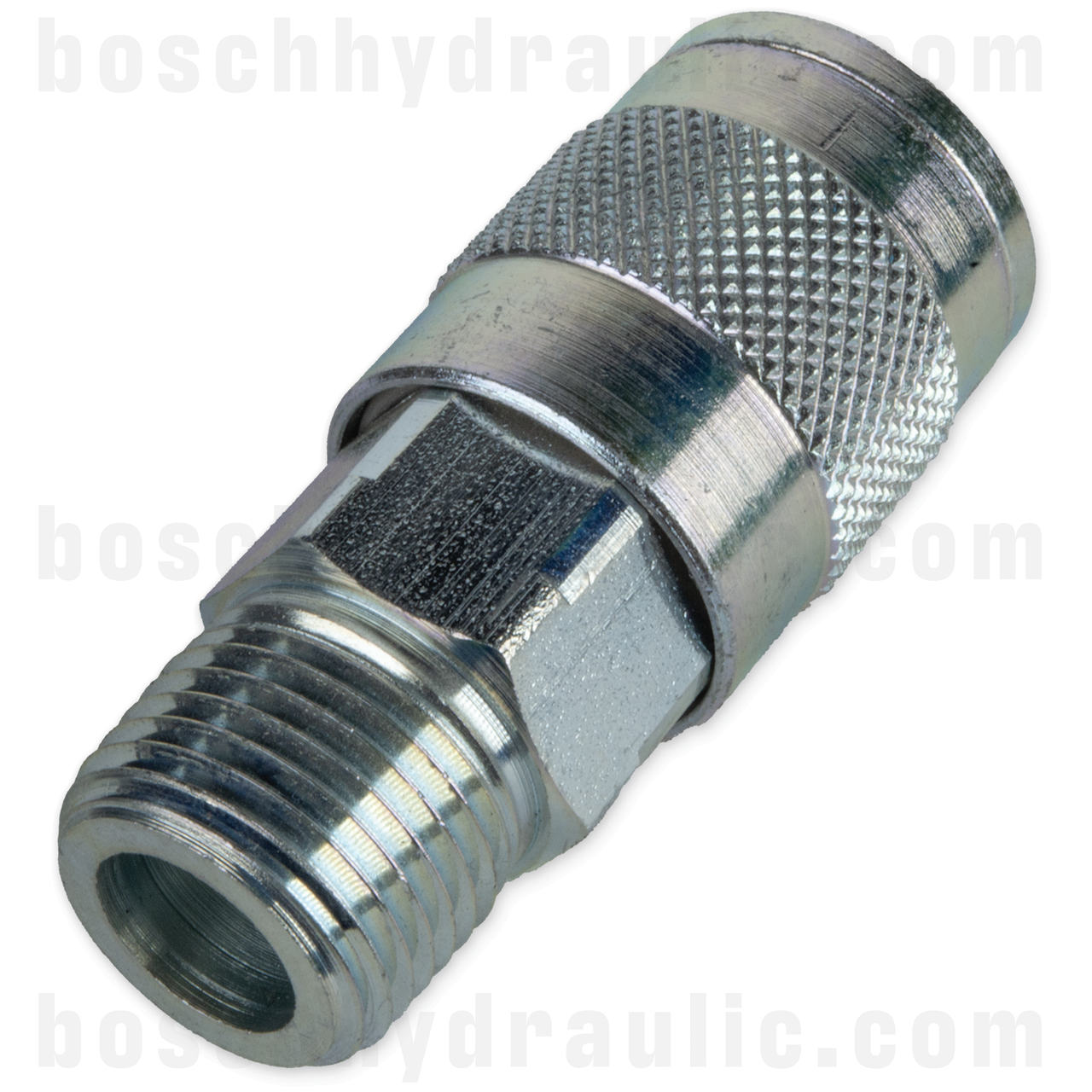 TRUFLATE 1/2 COUPLER X -06 NPT MALE STEEL