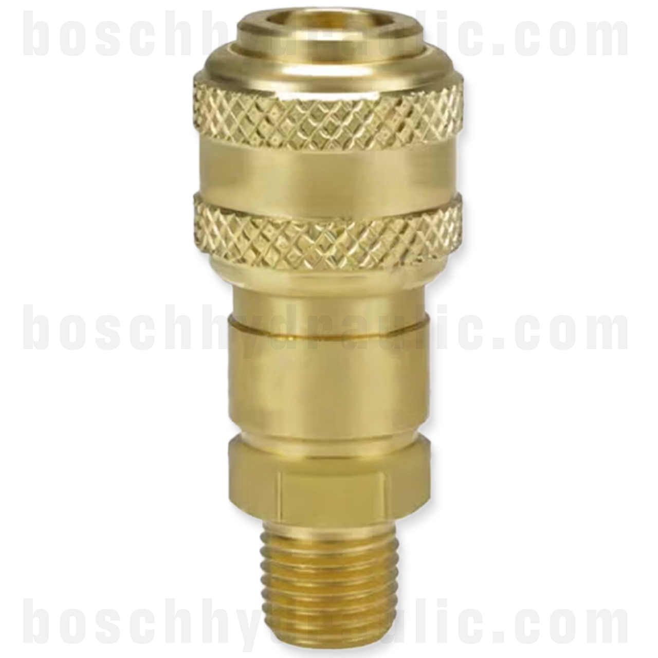 INDUSTRIAL 3/8 AUTO COUPLER X 3/8 BSP M BRASS