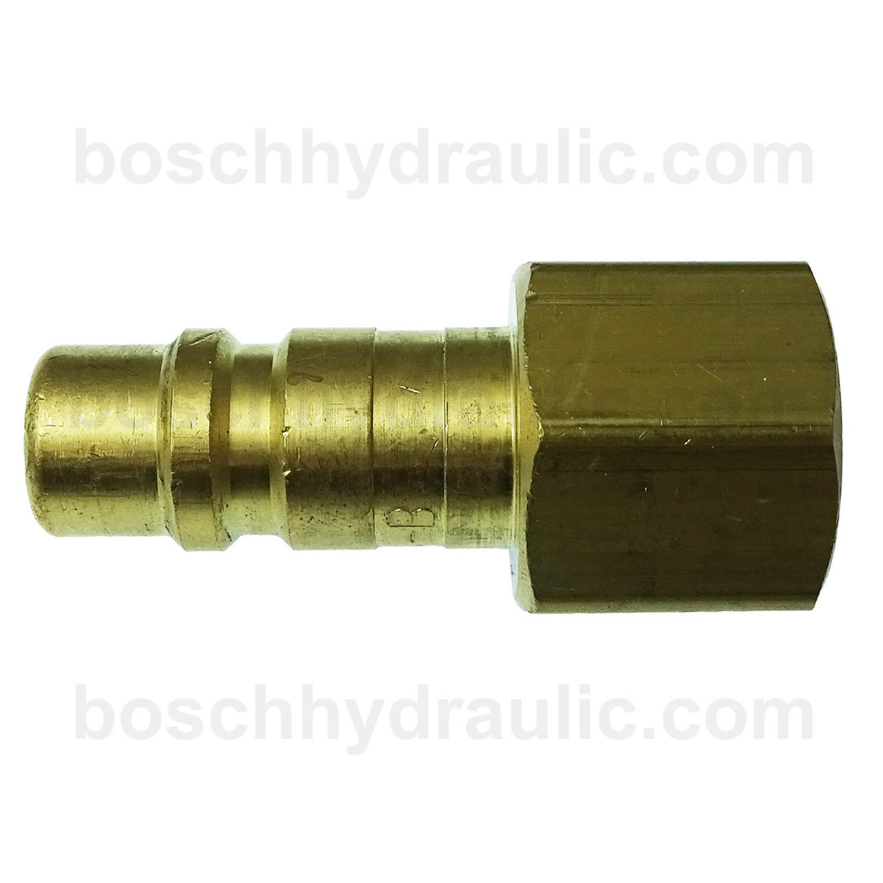 Industrial 3/8 Nipple X 3/8 NPT F Brass