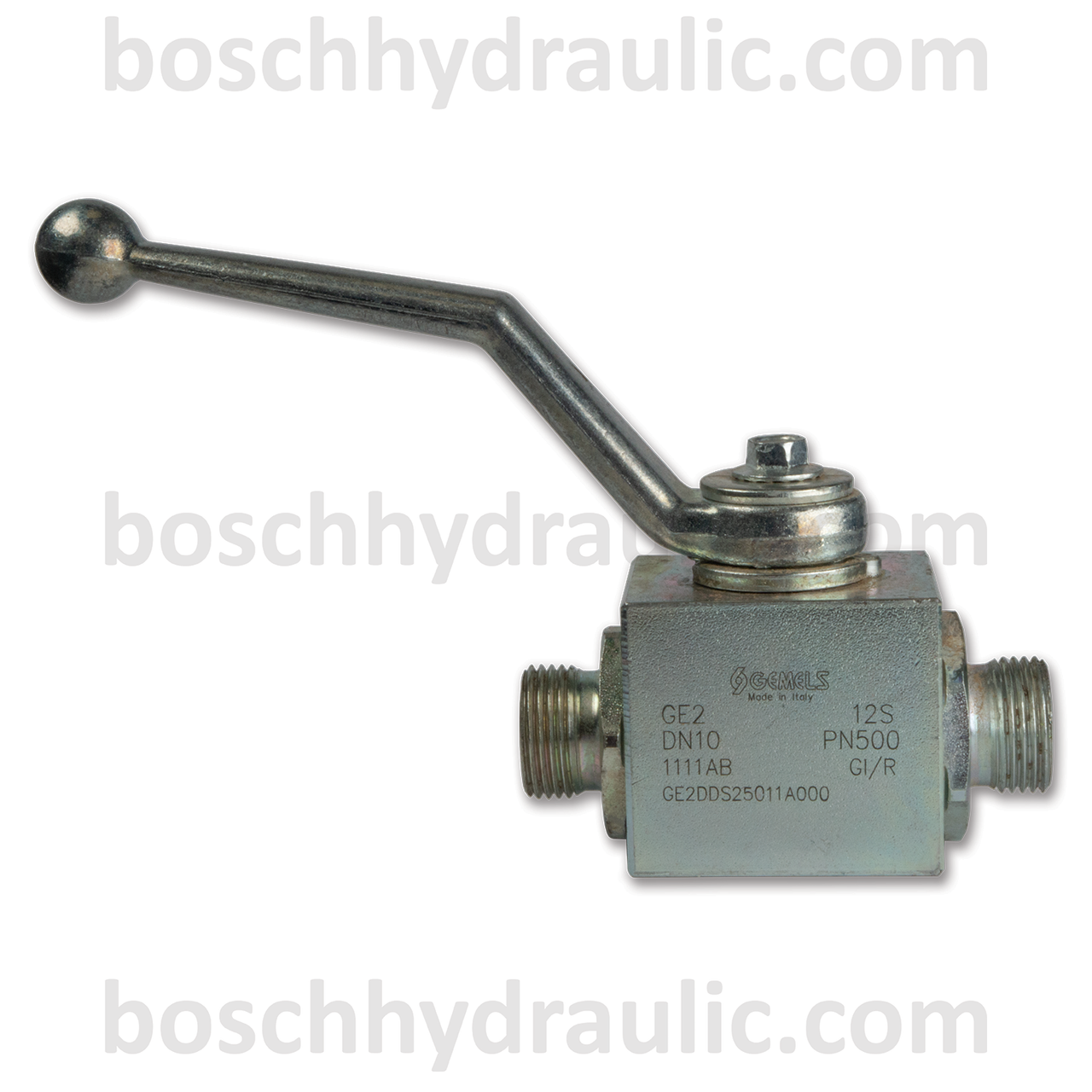BALL VALVE: 2-WAY, 12S DIN M 7250 PSI