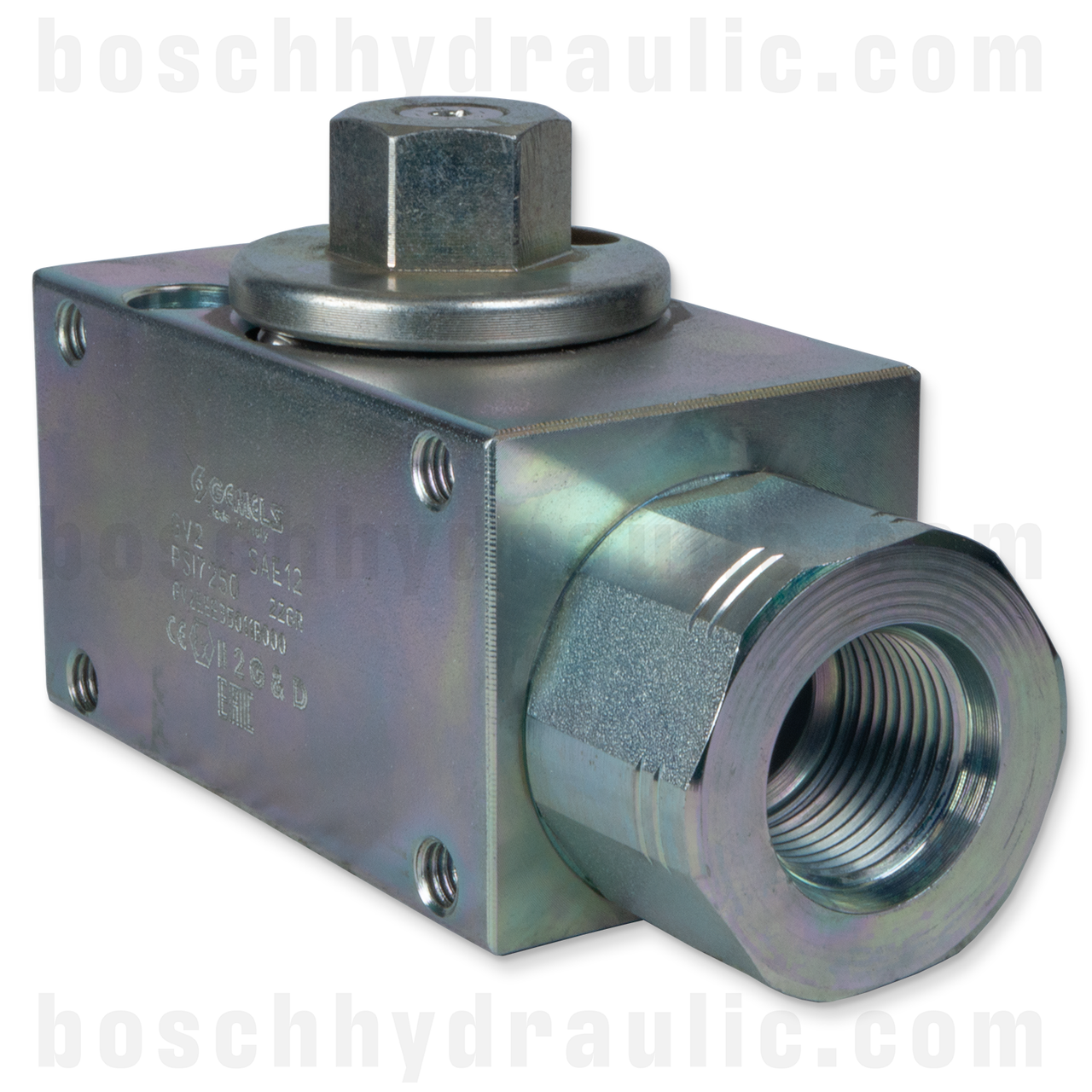 BALL VALVE; 2 WAY, EXCAVATOR 3/4 ORB-7250 PSI