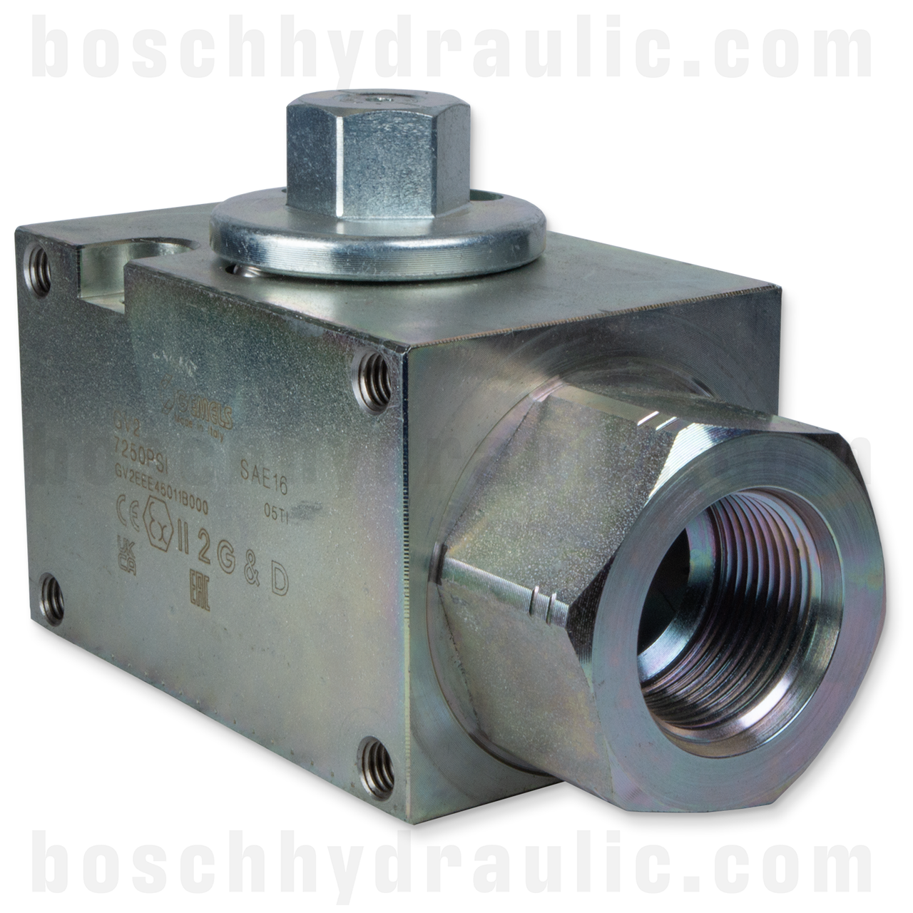 BALL VALVE; 2 WAY, EXCAVATOR 1 ORB-7250 PSI