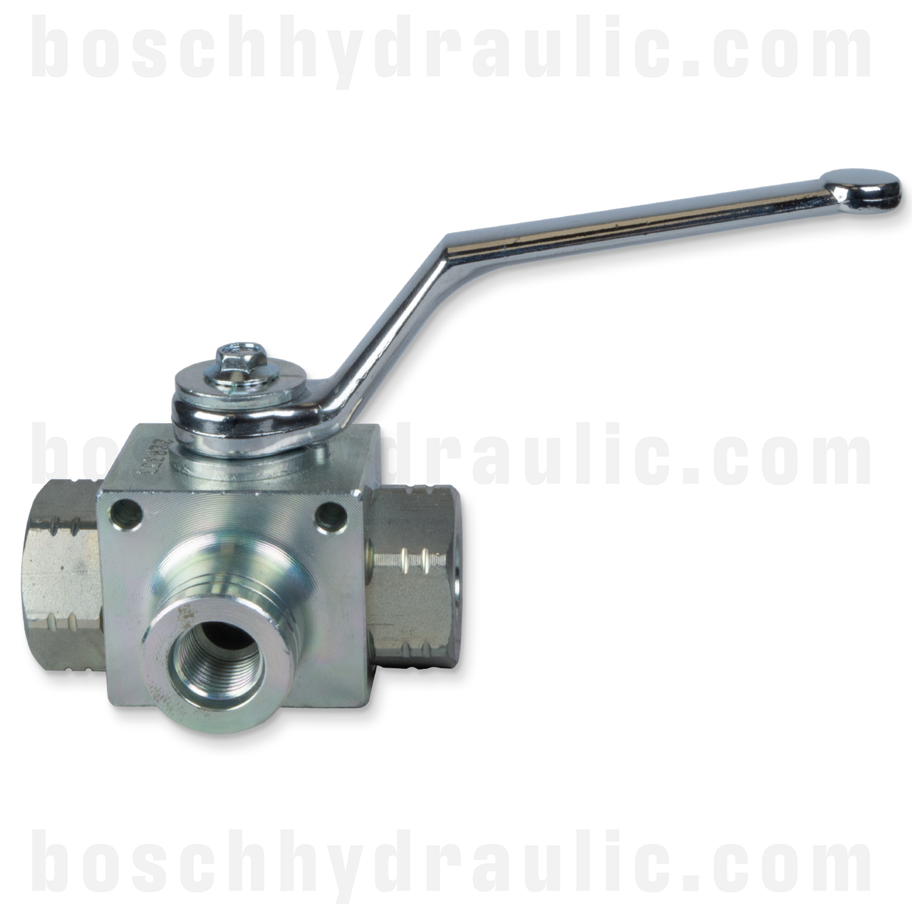 BALL VALVE; 3 WAY, 3/8 ORB-7250 PSI