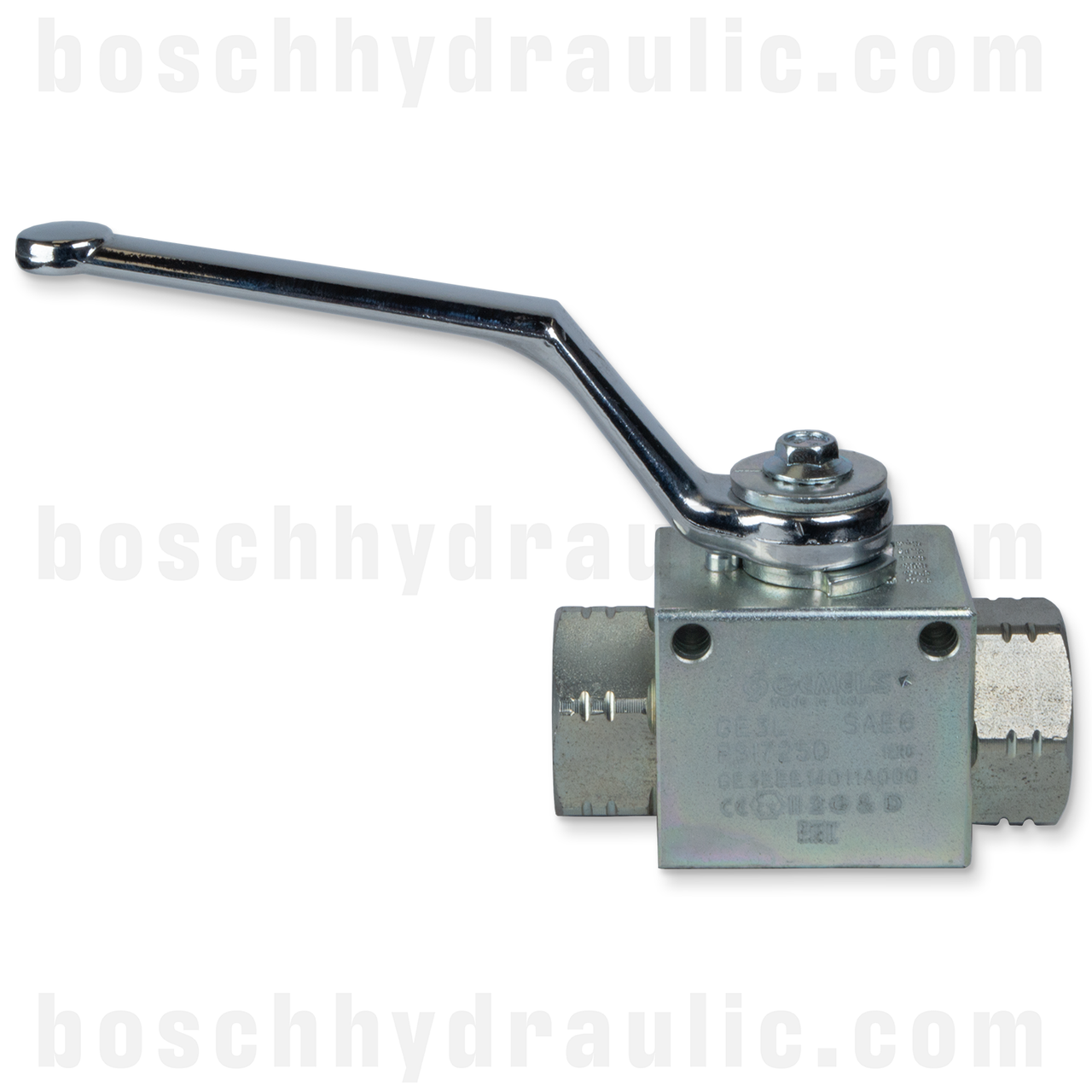 BALL VALVE; 3 WAY, 3/8 ORB-7250 PSI
