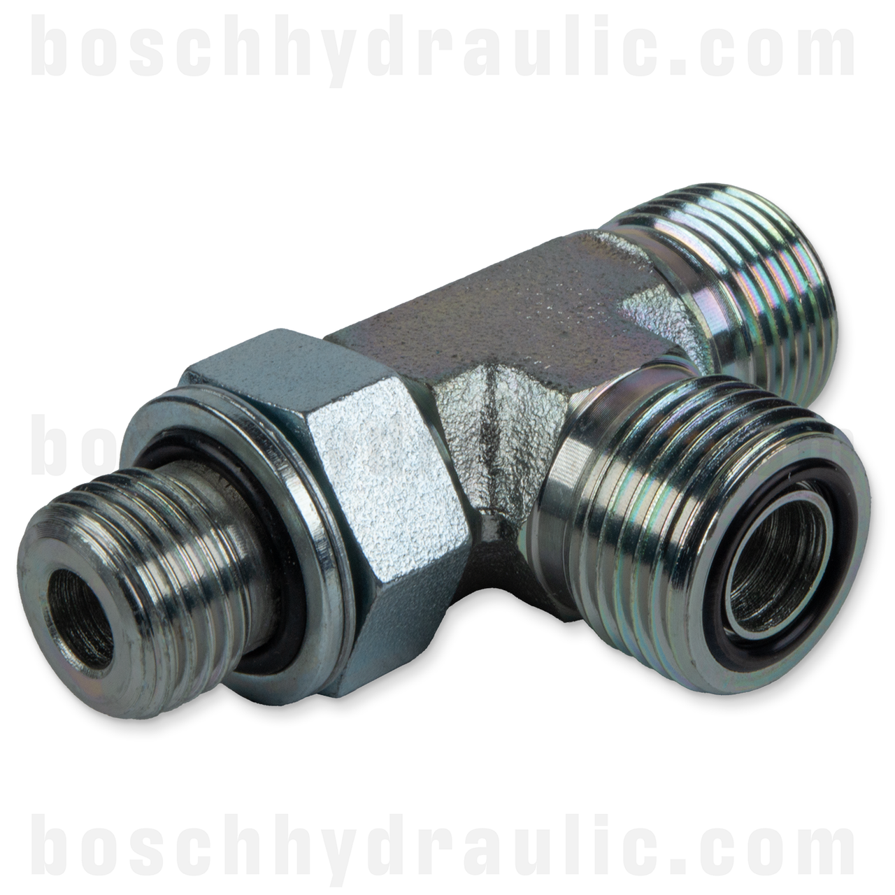 M16X1.5 OR M X ORFS M -08, RUN TEE