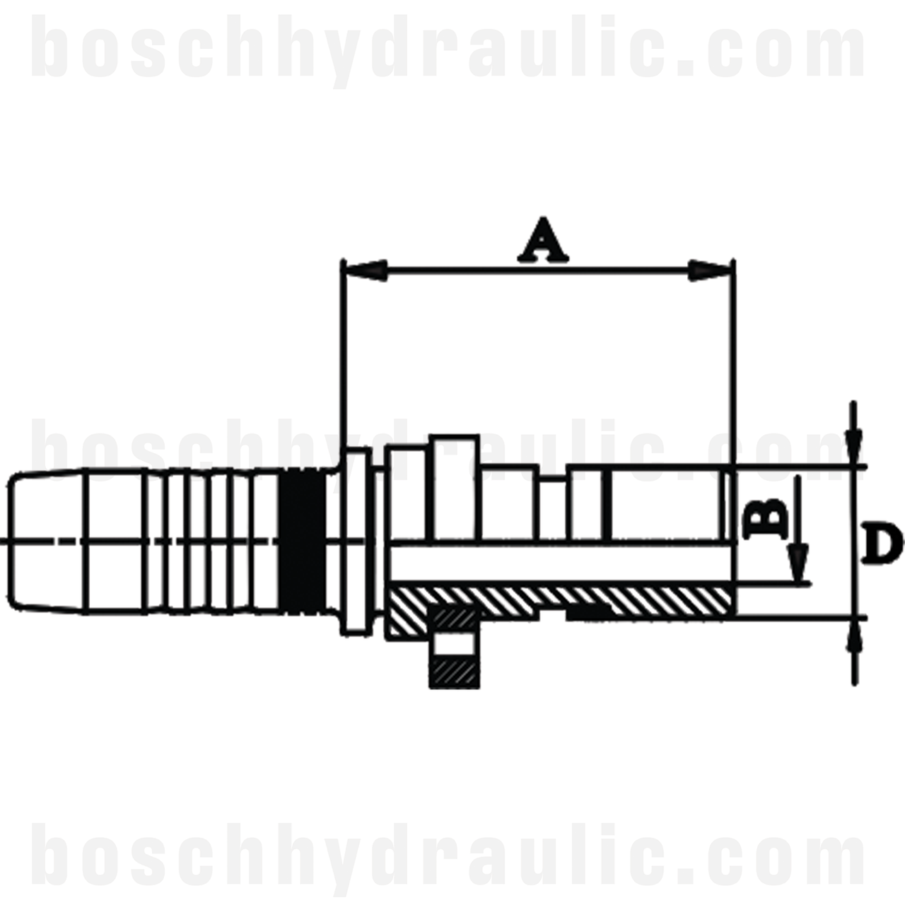 -12 WEO MALE PLUG X -12 HOSE X SERIES