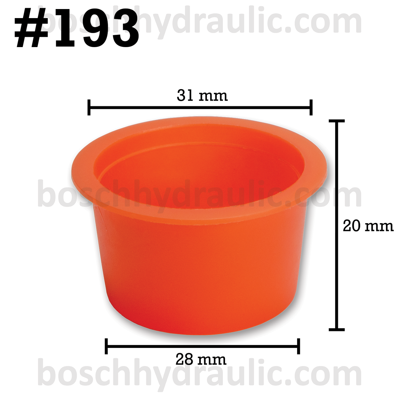 IND REF 193 TAPERED PLASTIC PLUG