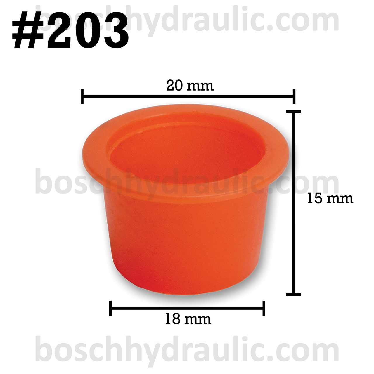 IND REF 203 TAPERED PLASTIC PLUG