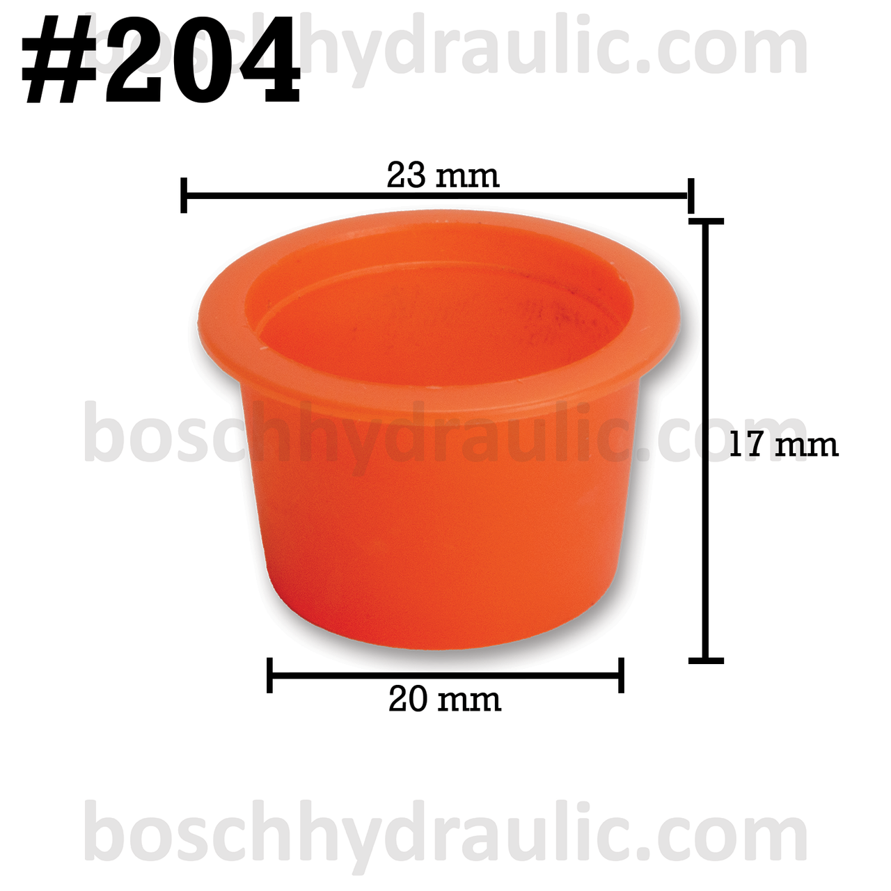 IND REF 204 TAPERED PLASTIC PLUG