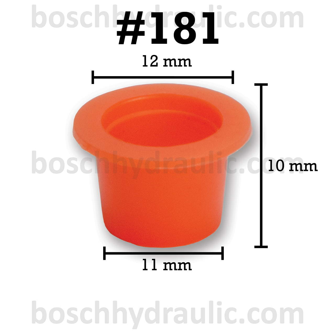 IND REF 181 PLASTIC TAPERED PLUG