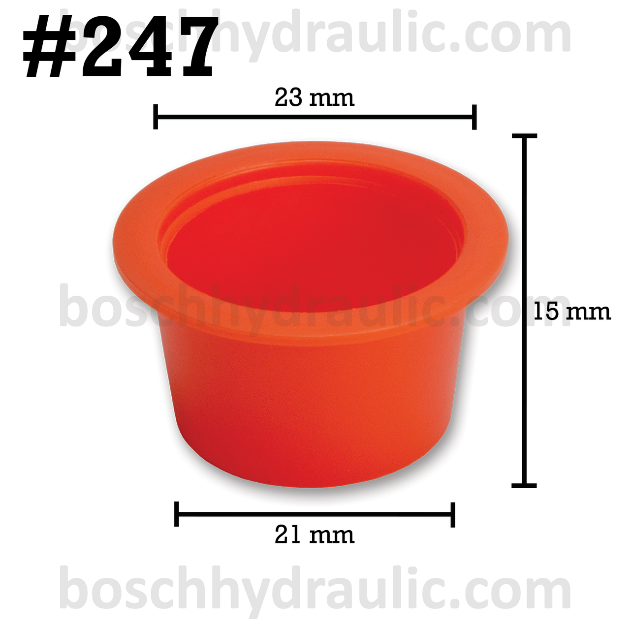 IND REF 247 TAPERED PLASTIC PLUG