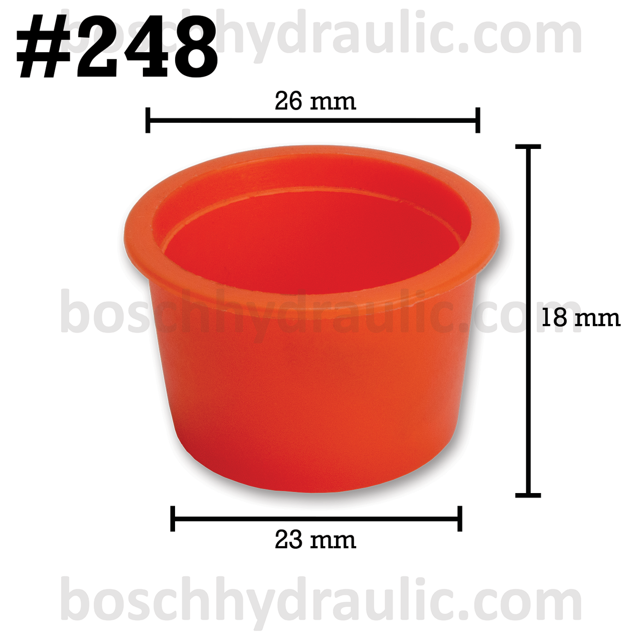 IND REF 248 TAPERED PLASTIC PLUG