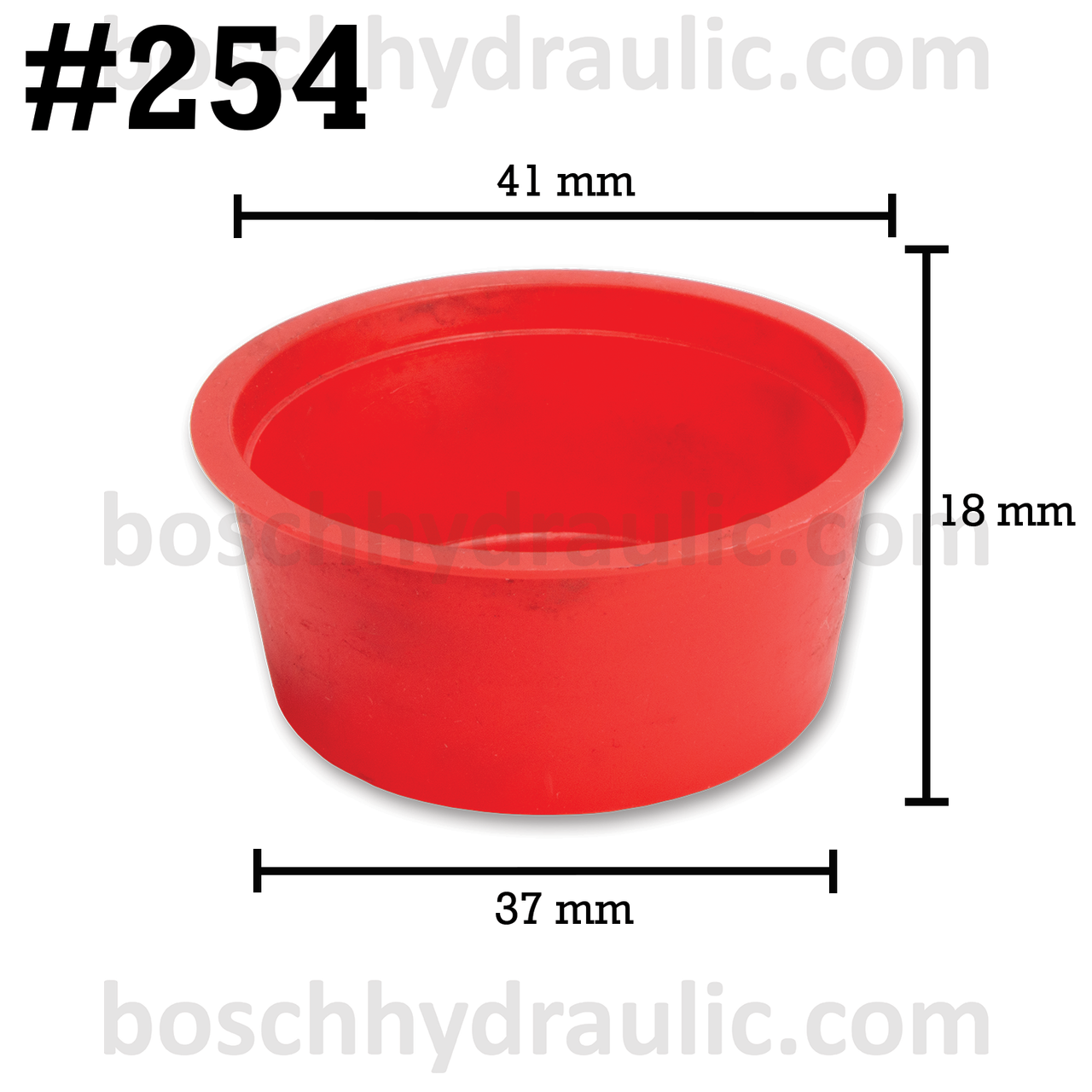 IND REF 254 PLASTIC TAPERED PLUG