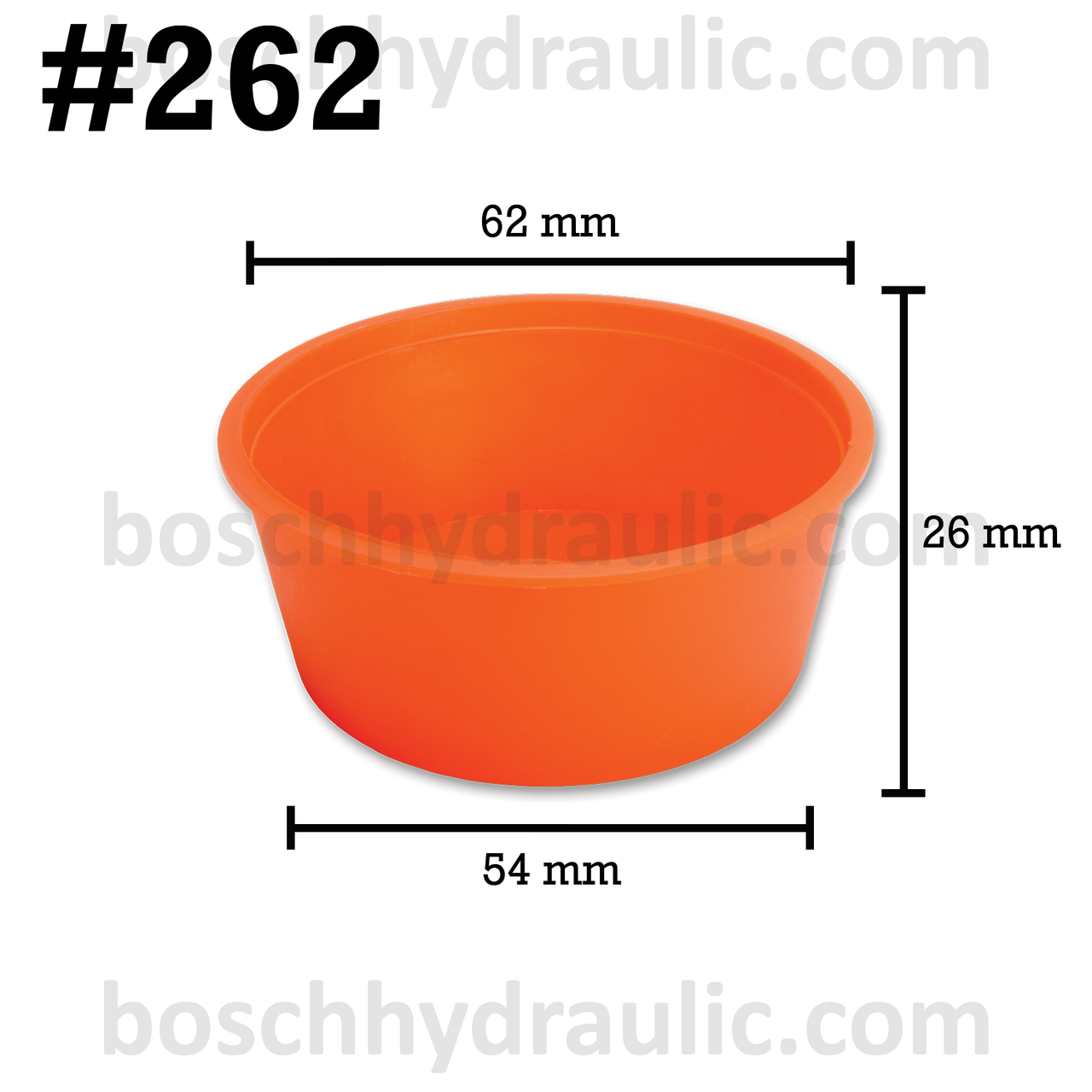 IND REF 262 PLASTIC TAPERED PLUG