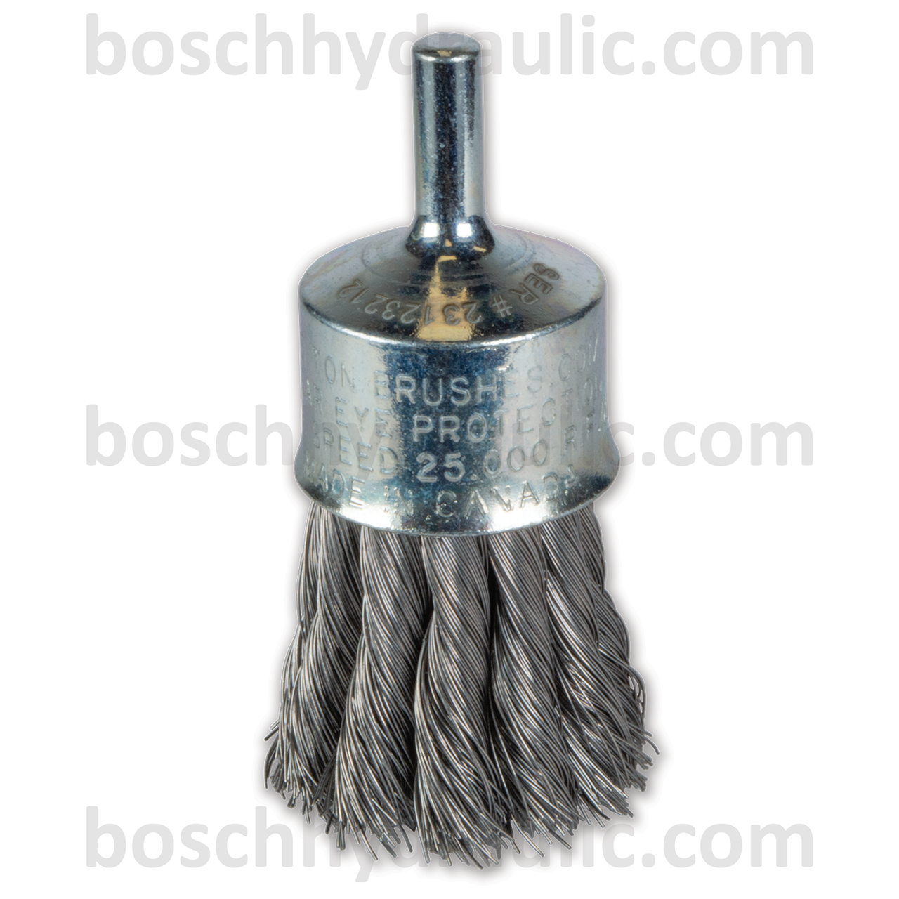 1" .012 KNOTTED WIRE END BRUSH