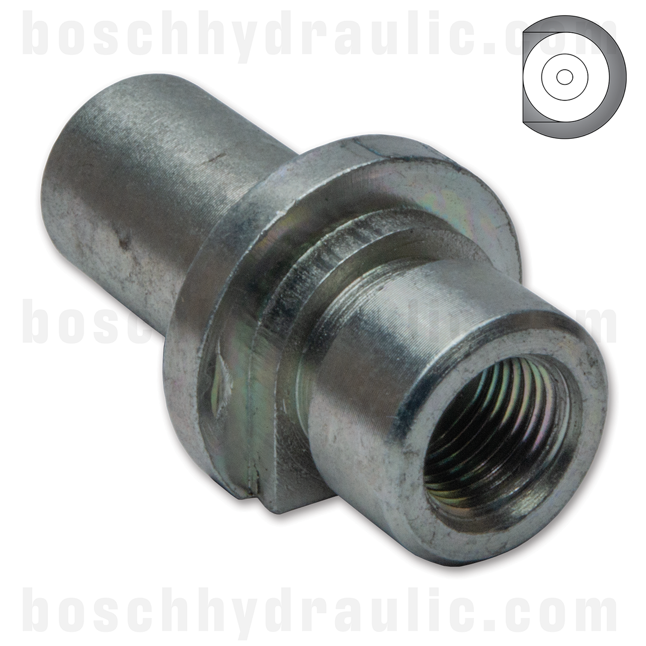 FITTING - INVERTED METRIC FEMALE 10 X 1