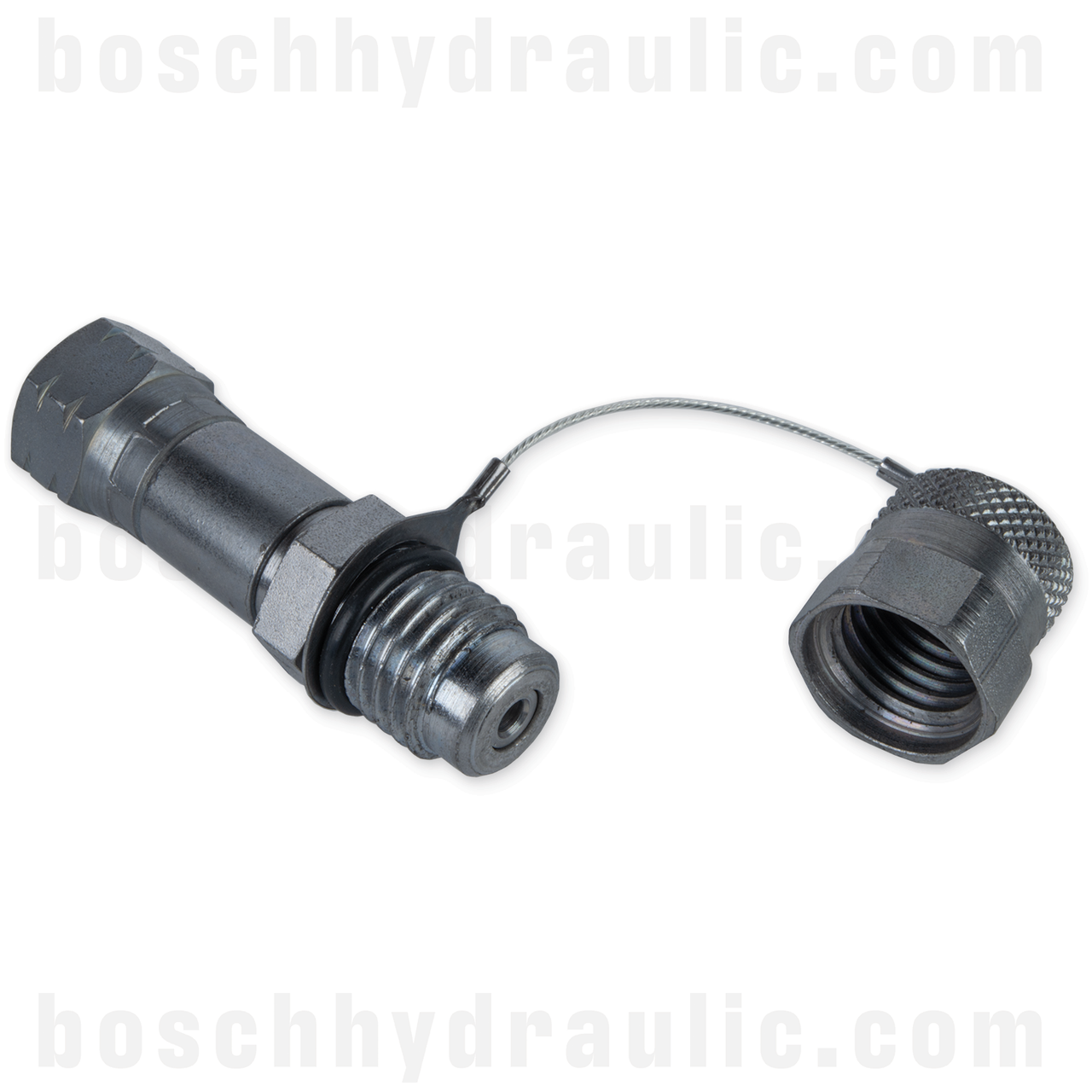 -06 JIC FEMALE X M16 X 2.0 MALE PRESSURE TEST POINT LONG