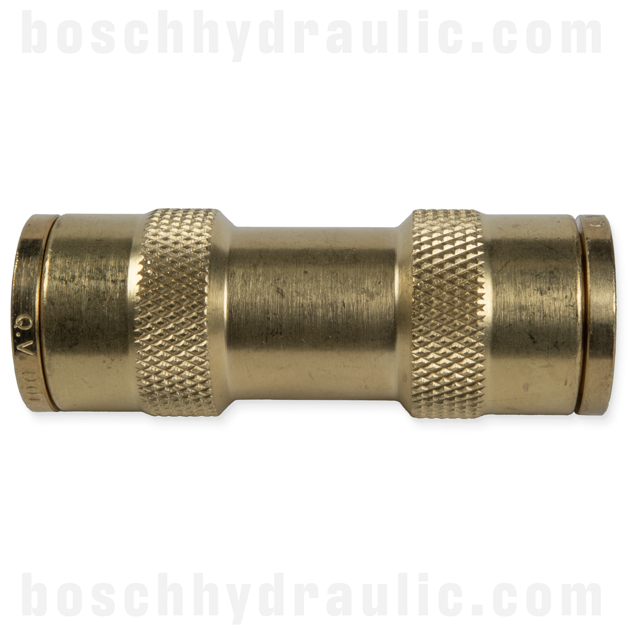 1/2" DOT PUSH-IN TUBE UNION BRASS
