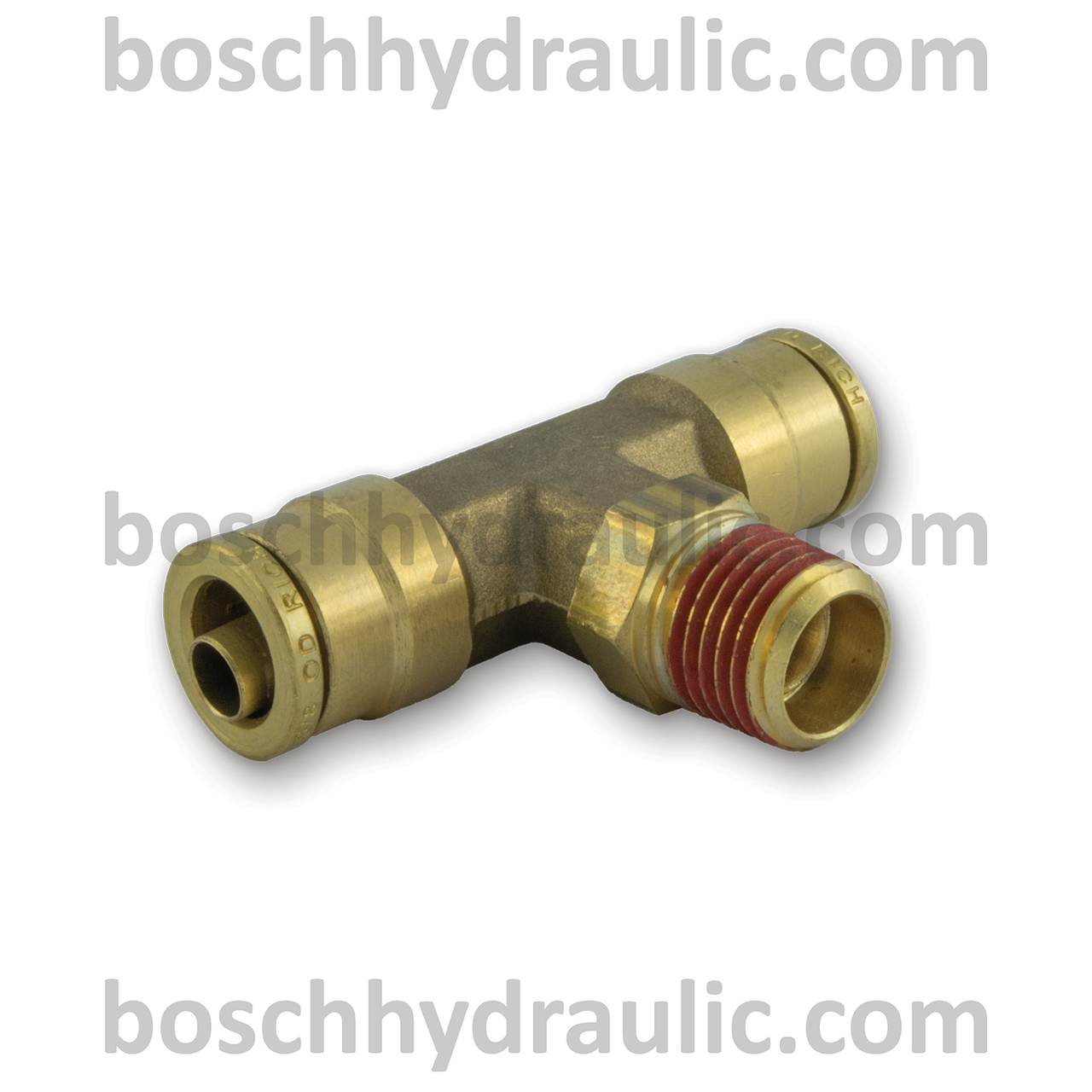 DOT PUSH-IN BRANCH TEE -04 NPT M X -06 T