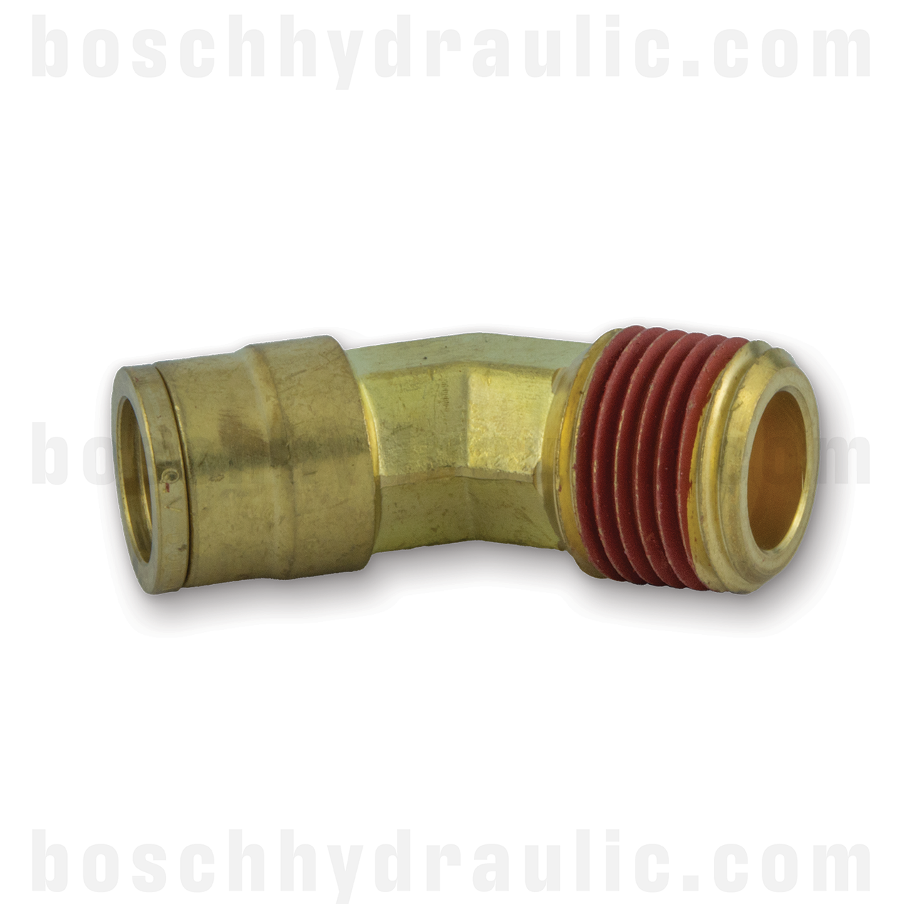 DOT PUSH-IN 45° -08 NPT M X -08 TUBE BRASS