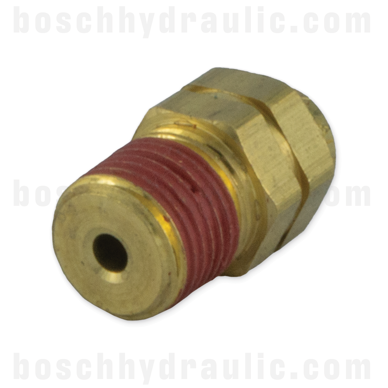 -02 NPT MALE X -02 TUBE PUSH IN BRASS