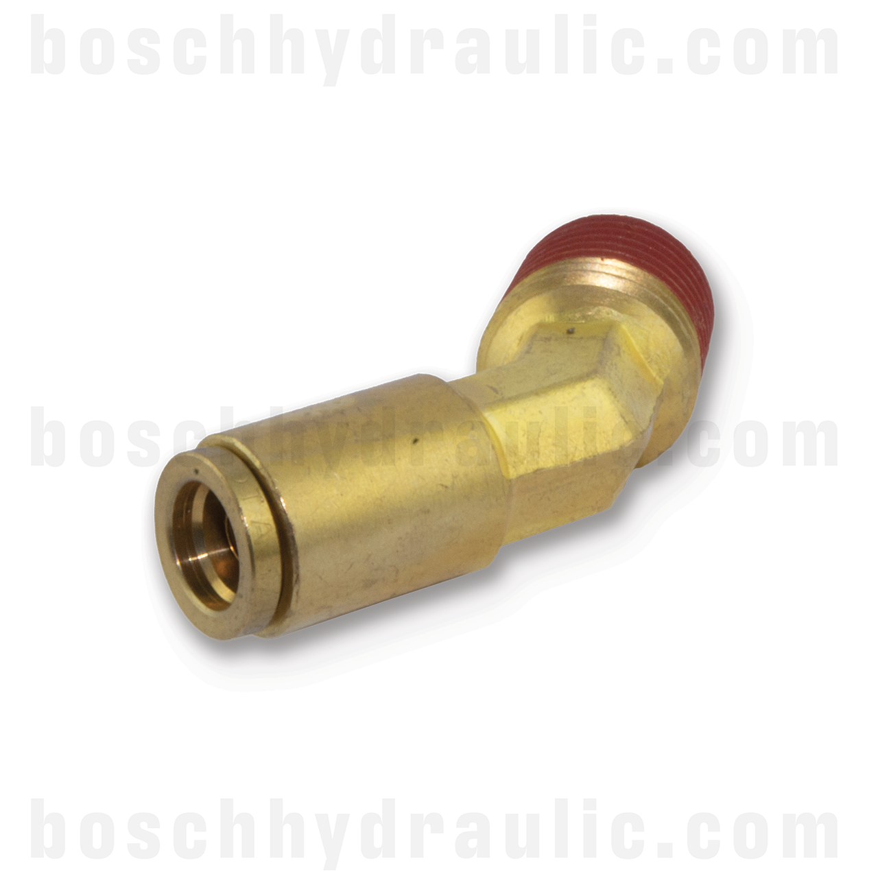 DOT PUSH-IN 45° -04 NPT M X -04 TUBE BRASS