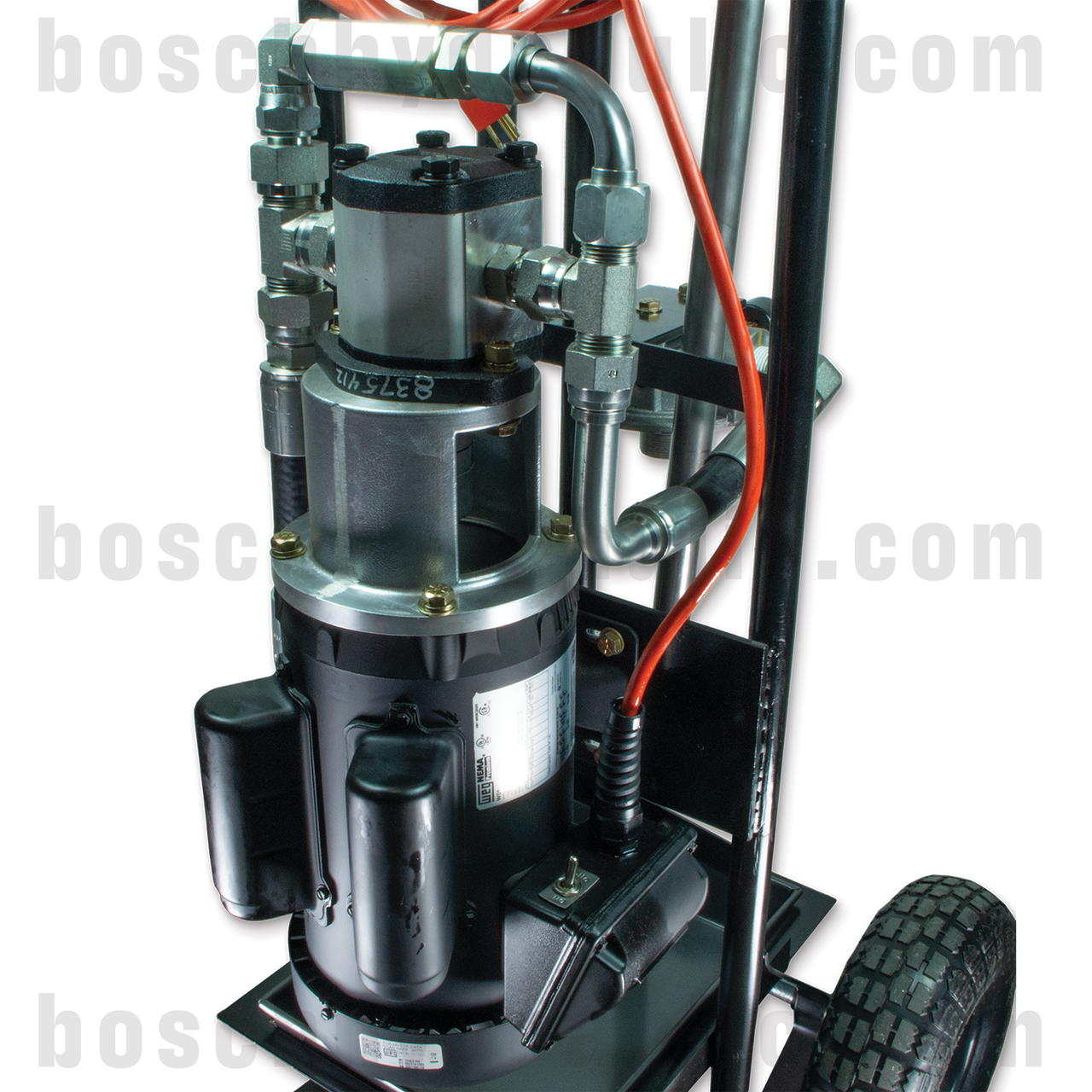 MOBILE HYDRAULIC FILTER CART WITHOUT ELEMENTS