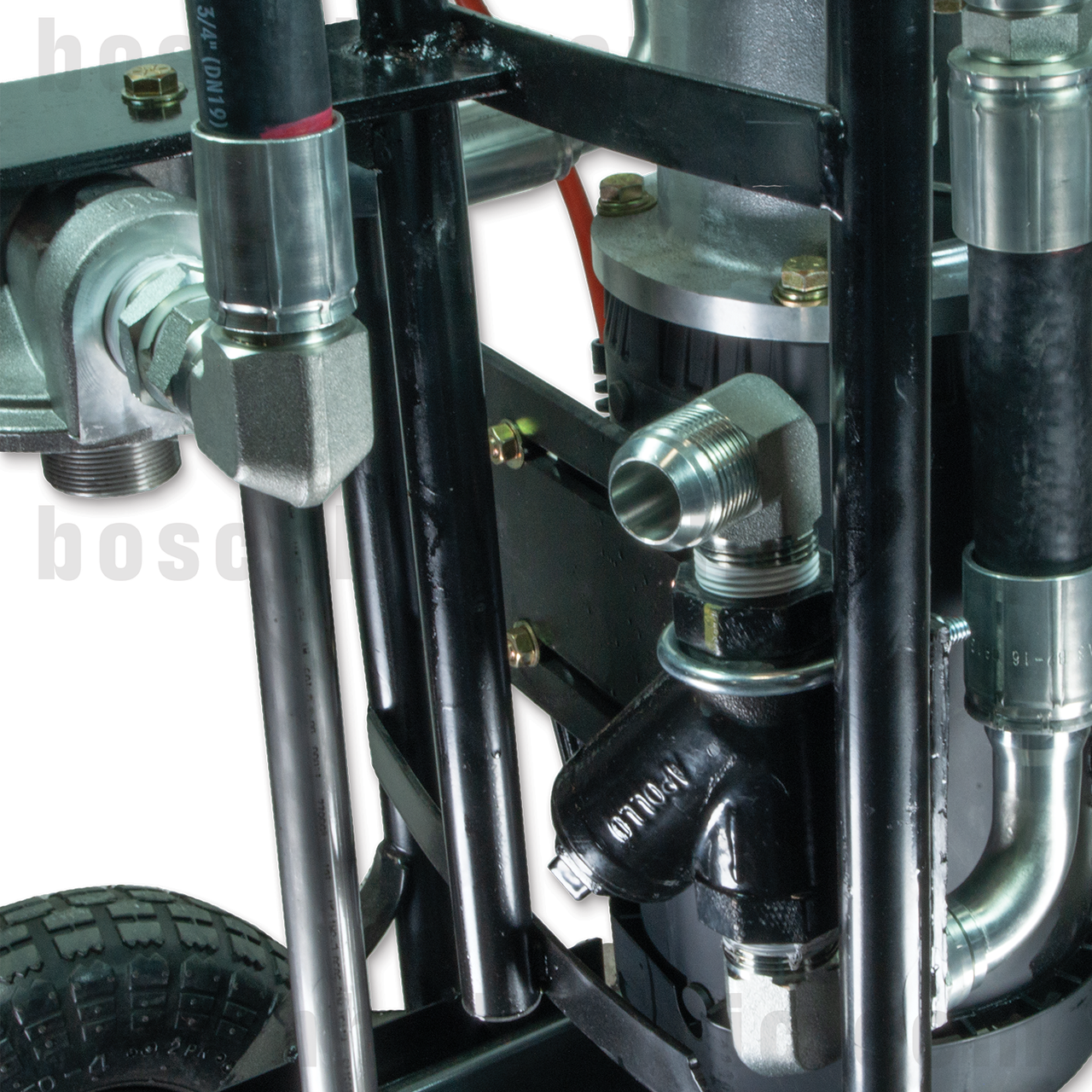 MOBILE HYDRAULIC FILTER CART WITHOUT ELEMENTS