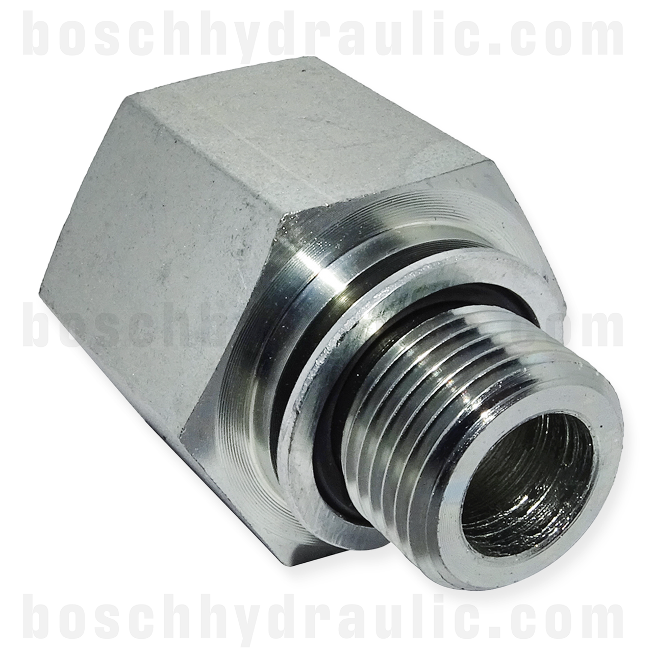 M10X1.0 METRIC PORT O-RING MALE X -02 NPT FEMALE