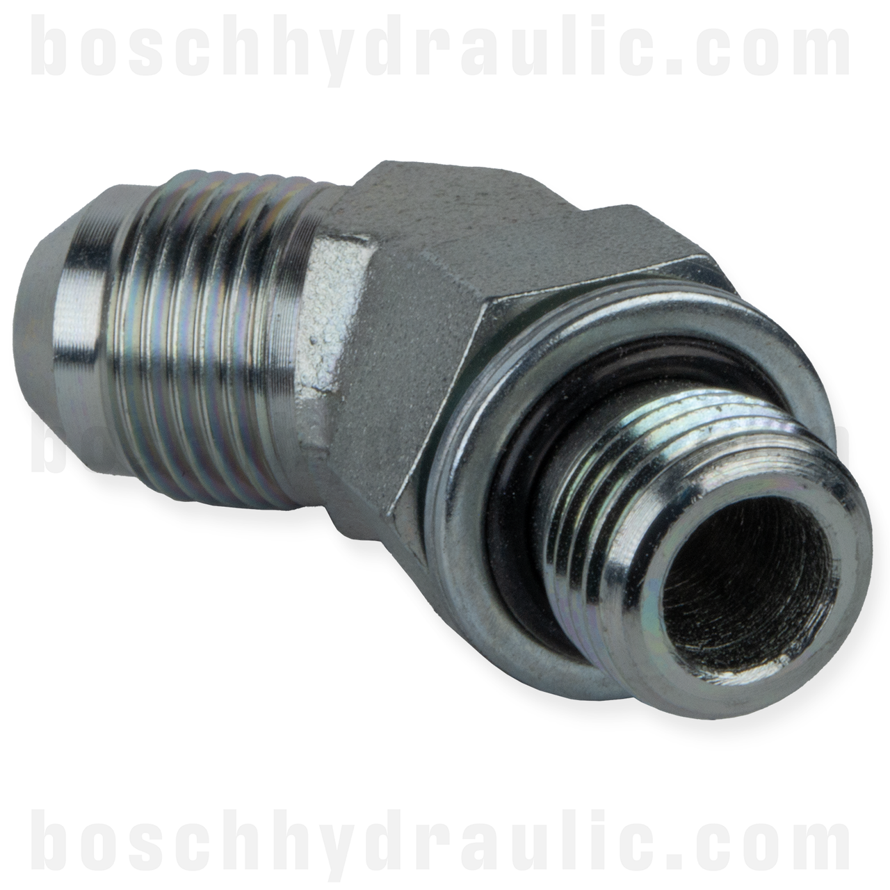 M48X2.0 METRIC PORT O-RING MALE X -24 JIC MALE 45°