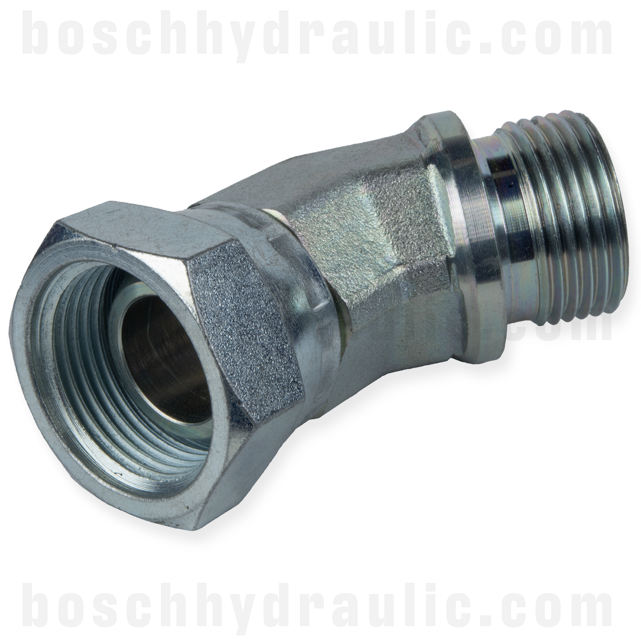 -08 BSPP MALE X -08 BSPP FEMALE 45° SWIVEL