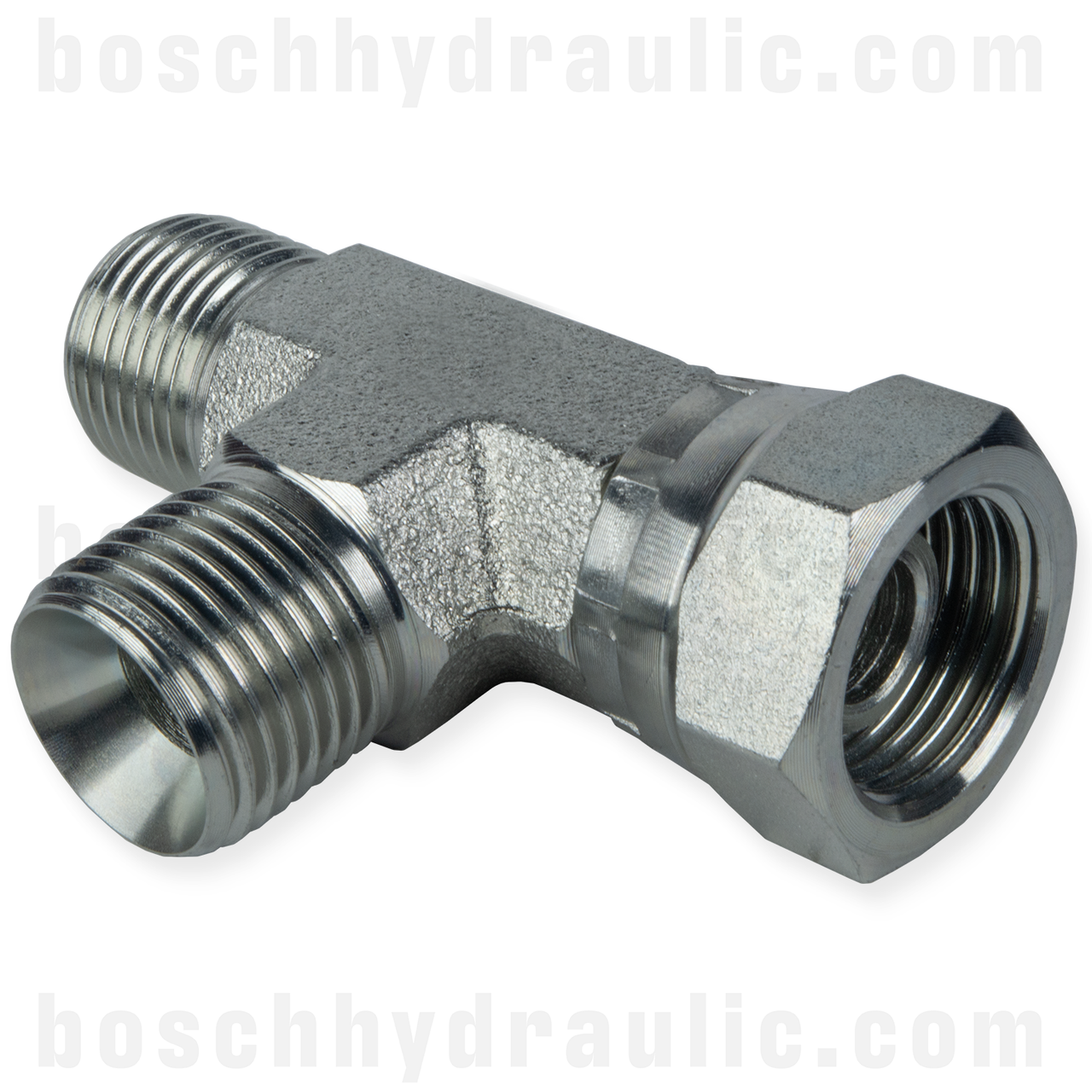 -16 BSPP FEMALE X -16 BSPP MALE RUN TEE SWIVEL