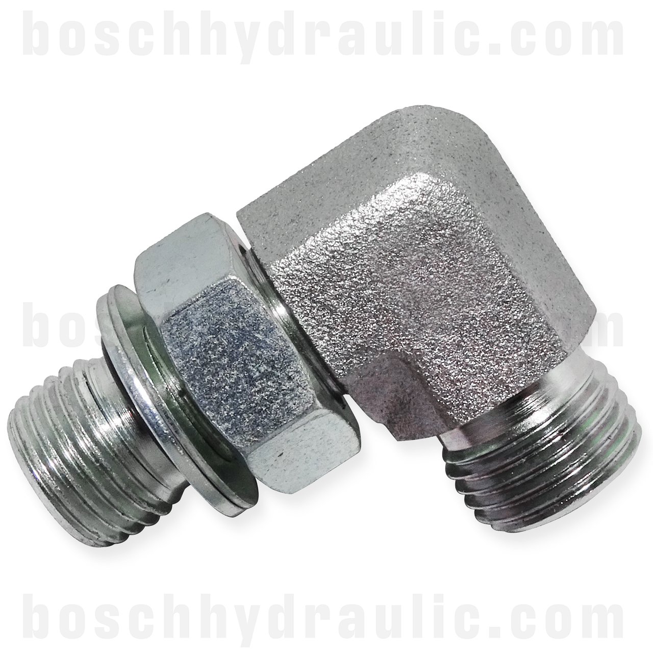 M14X1.5 METRIC PORT O-RING MALE ADJUSTABLE X -06 ORFS MALE 90°