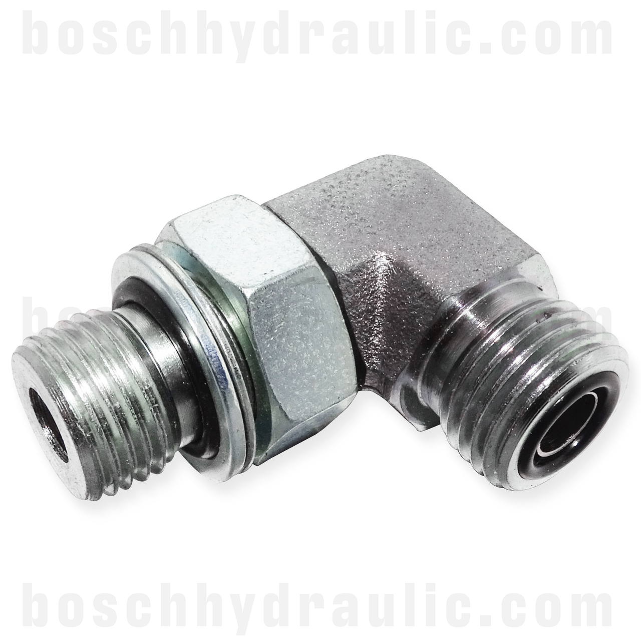 M14X1.5 METRIC PORT O-RING MALE ADJUSTABLE X -04 ORFS MALE 90°