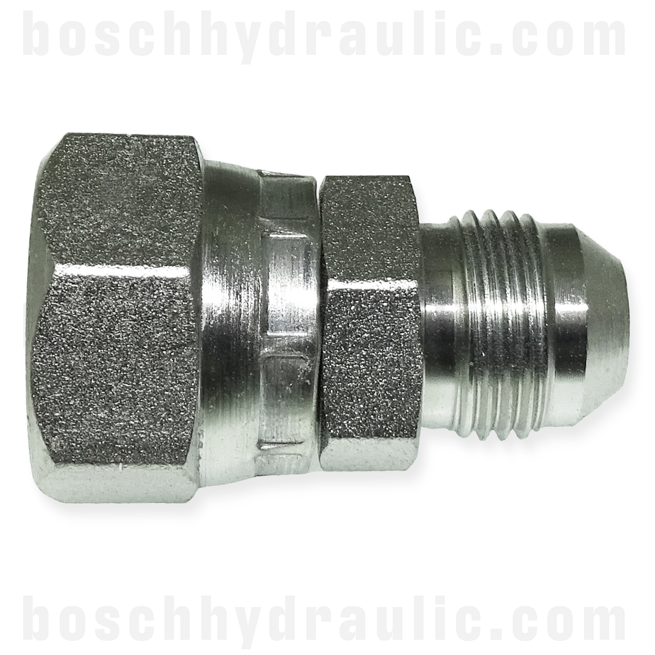 -08 BSP FLAT FACE FEMALE SWIVEL X -08 JIC MALE
